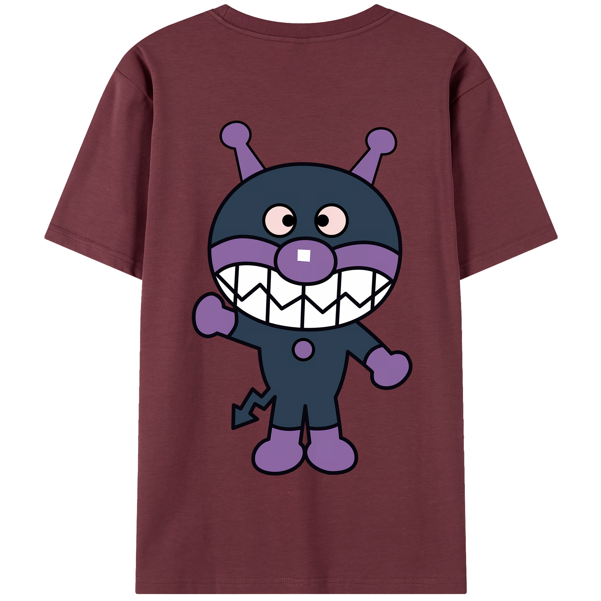 （画像用） アンパンマン Anpanman 綿100％半袖Tシャツ（背面プリント）